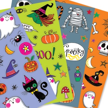 Rachel Ellen Spooky Set of Halloween Stickers